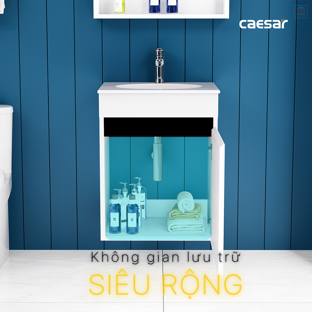 KHông gian tủ chậu Caesar L5022 + EH15022AV