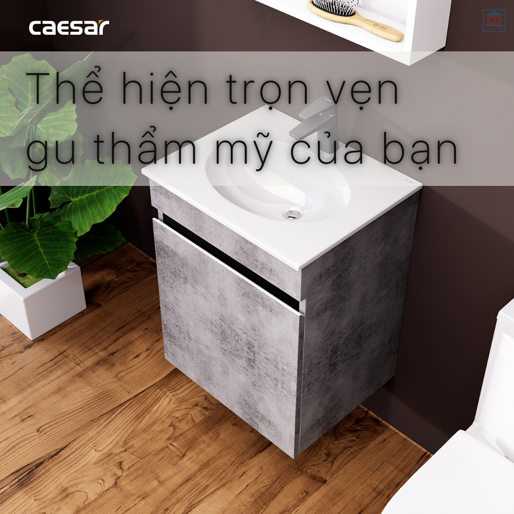 Tủ chậu treo tường Caesar L5022 + EH05022ASV