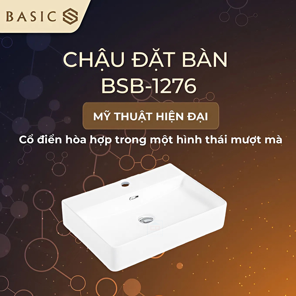 Chậu đặt b&agrave;n Basic BSB-1276