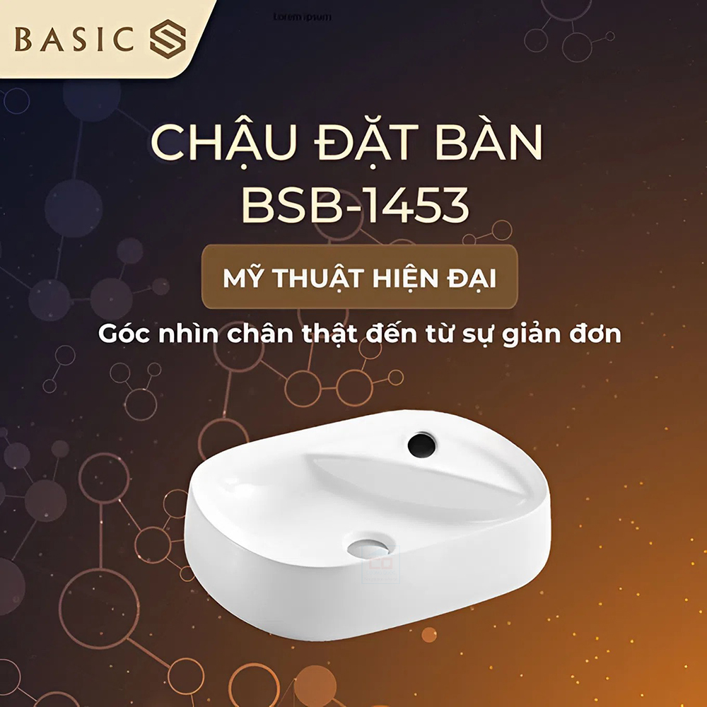 Chậu đặt bàn Basic BSB-1453