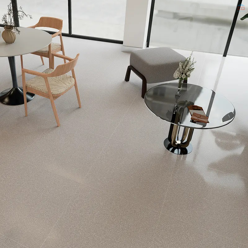 Phối cảnh gạch cotto granite trắng chấm bi