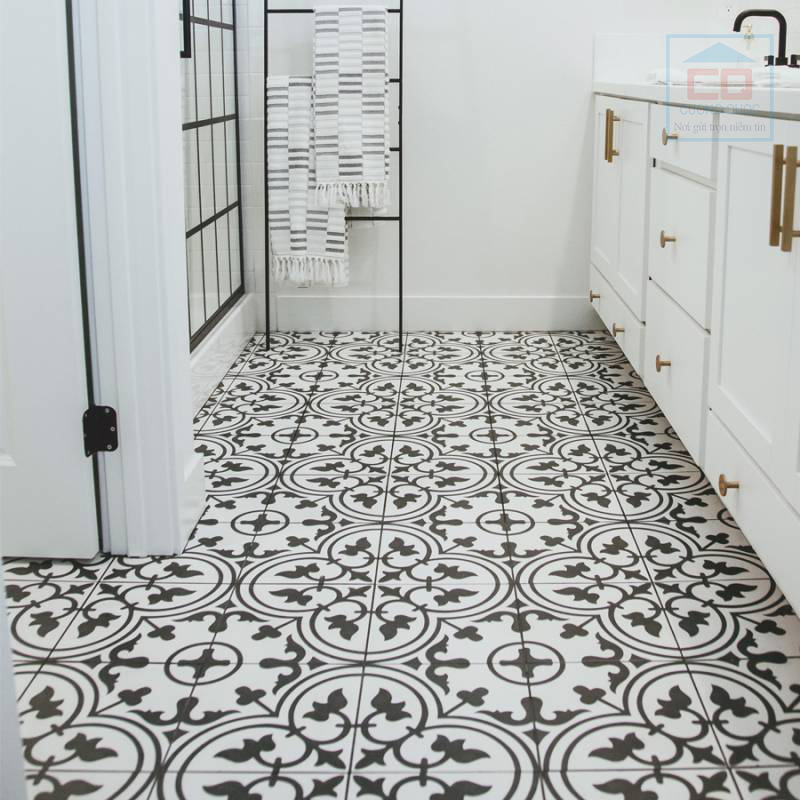 Phòng mẫu gạch bông men DC222