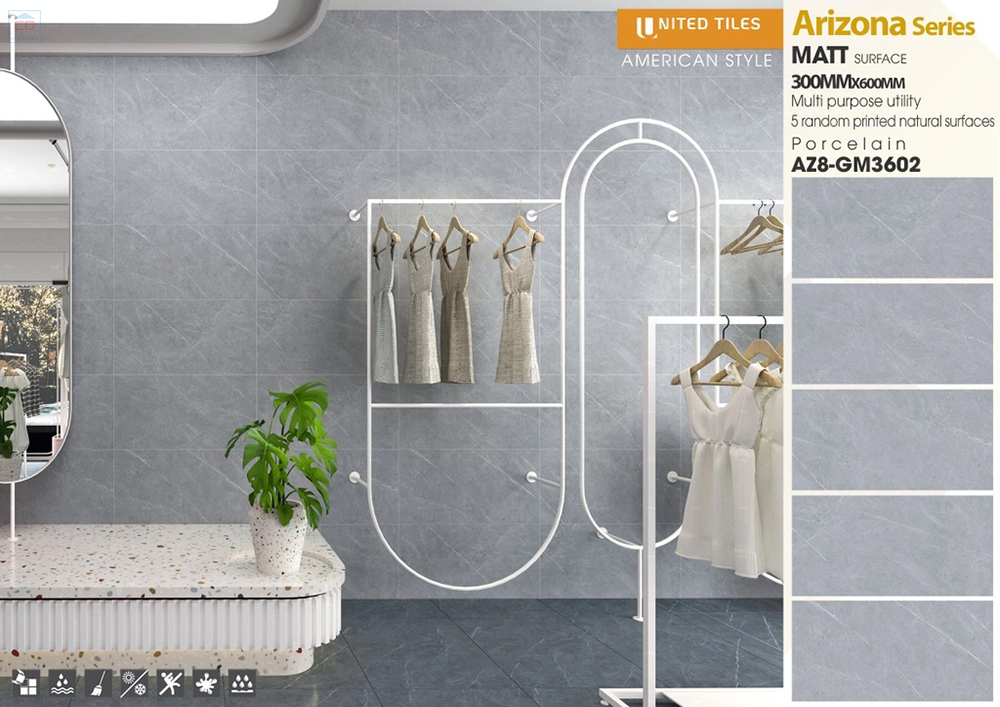 Ph&ograve;ng mẫu gạch Arizona AZ8-GM3602
