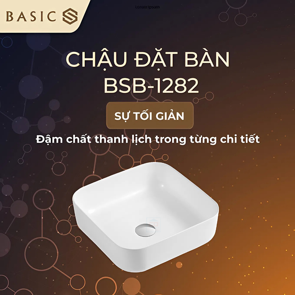 Chậu đặt bàn Basic BSB-1282