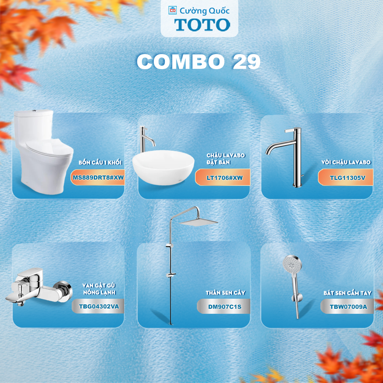 Combo TOTO 29