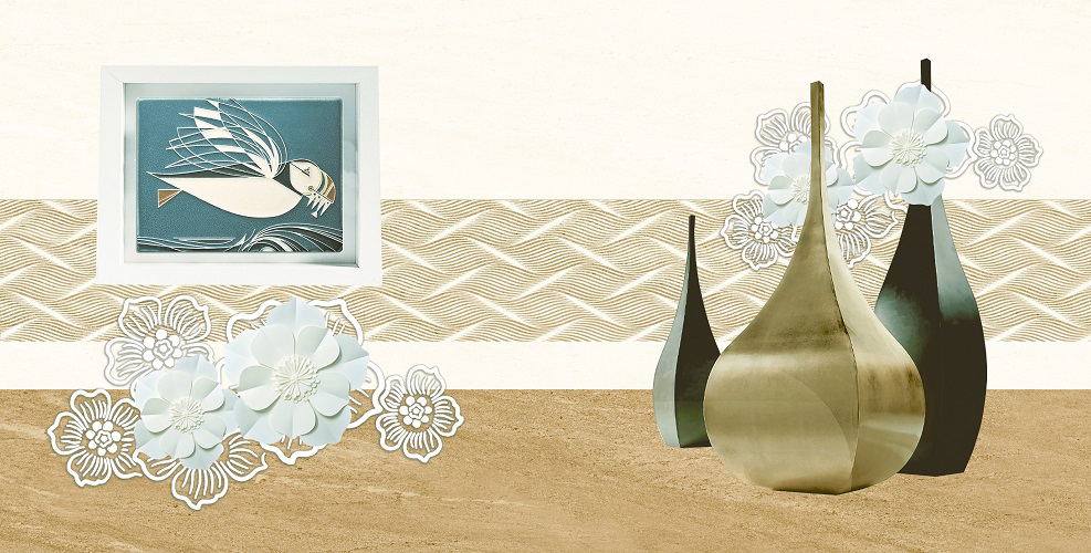 Gạch điểm 30x60 ốp tường Thạch B&agrave;n FDB36-4002.4