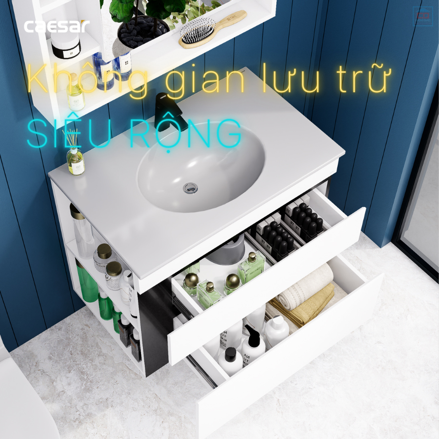 Tủ chậu Caesar LF5026 + EH15026DDLV