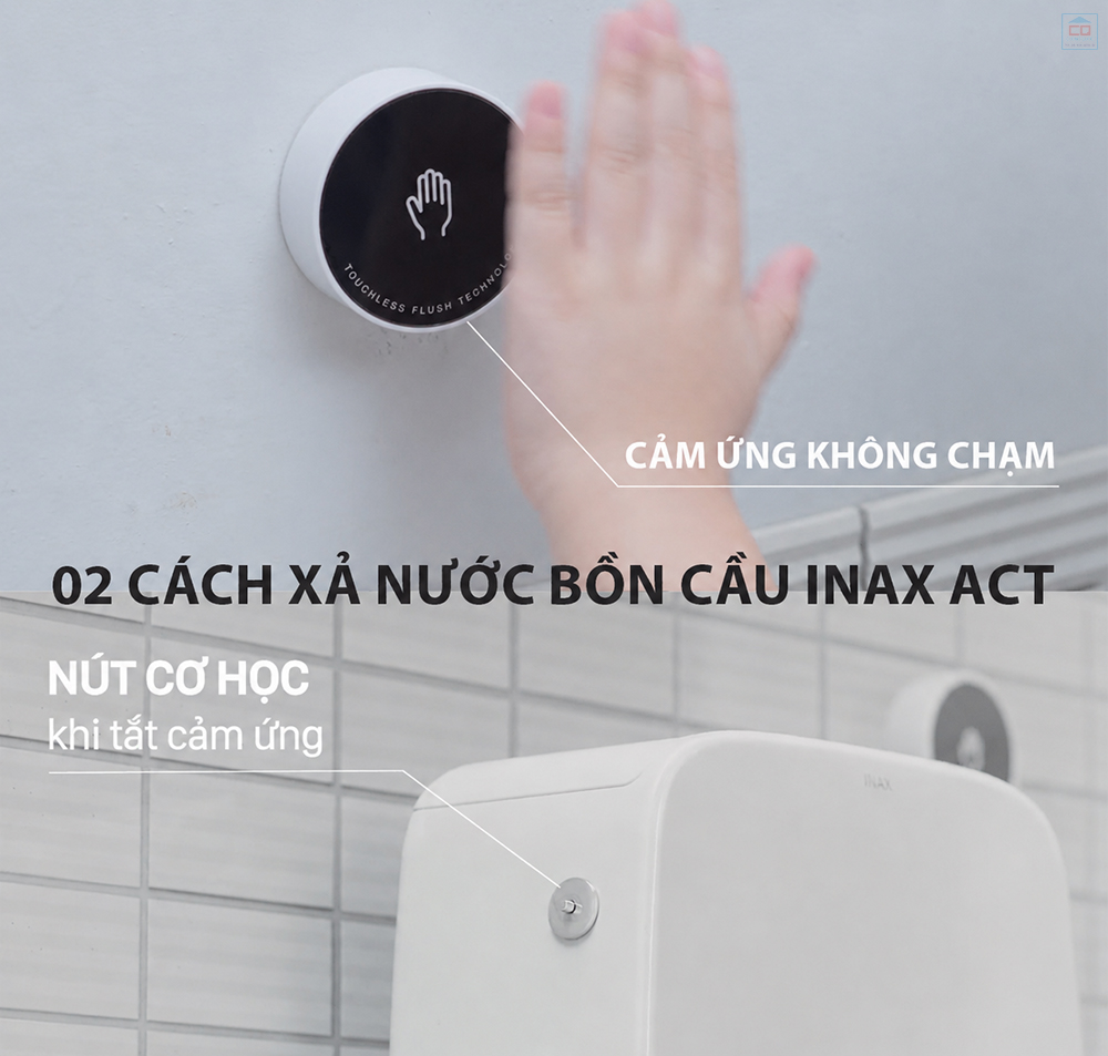 Cách xả bồn cầu Inax ACT