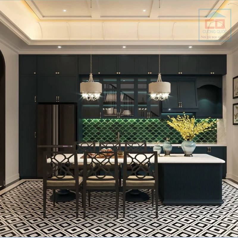 Phòng mẫu gạch bông 30x30cm DSF30009