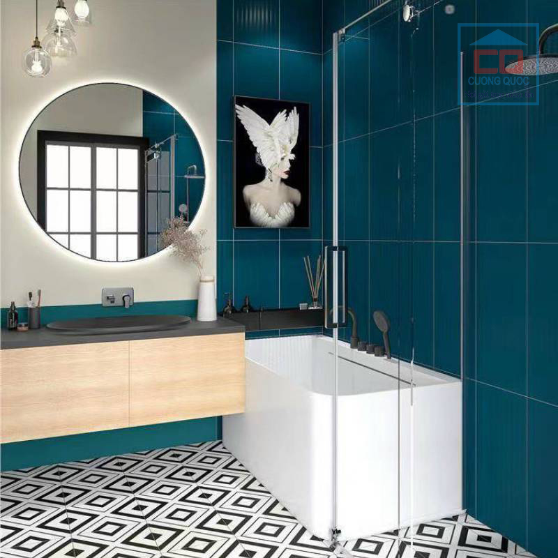 Phòng mẫu gạch bông men DSF30009