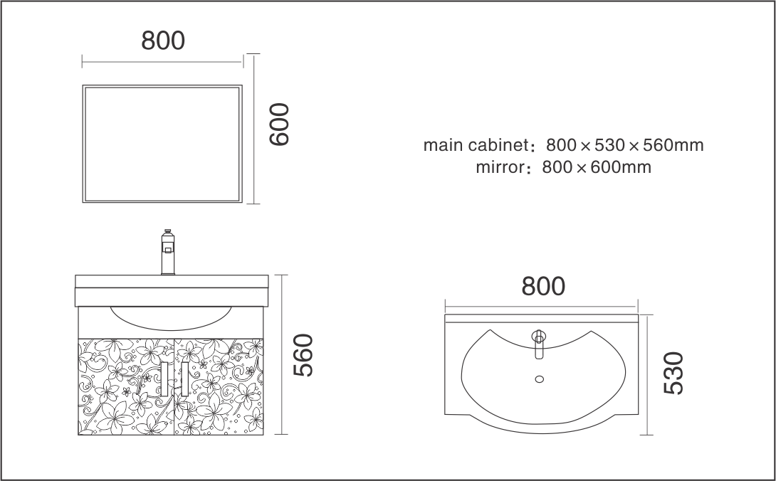 Tủ chậu Gorlde GD539 chất lượng, gi&aacute; rẻ_2