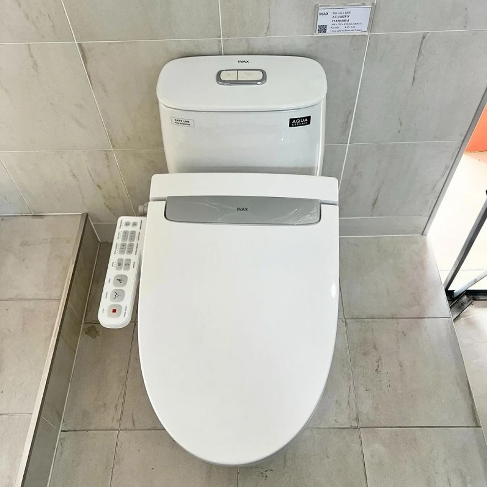 Bồn cầu nắp điện tử Inax AC-1052+CW-H20VN
