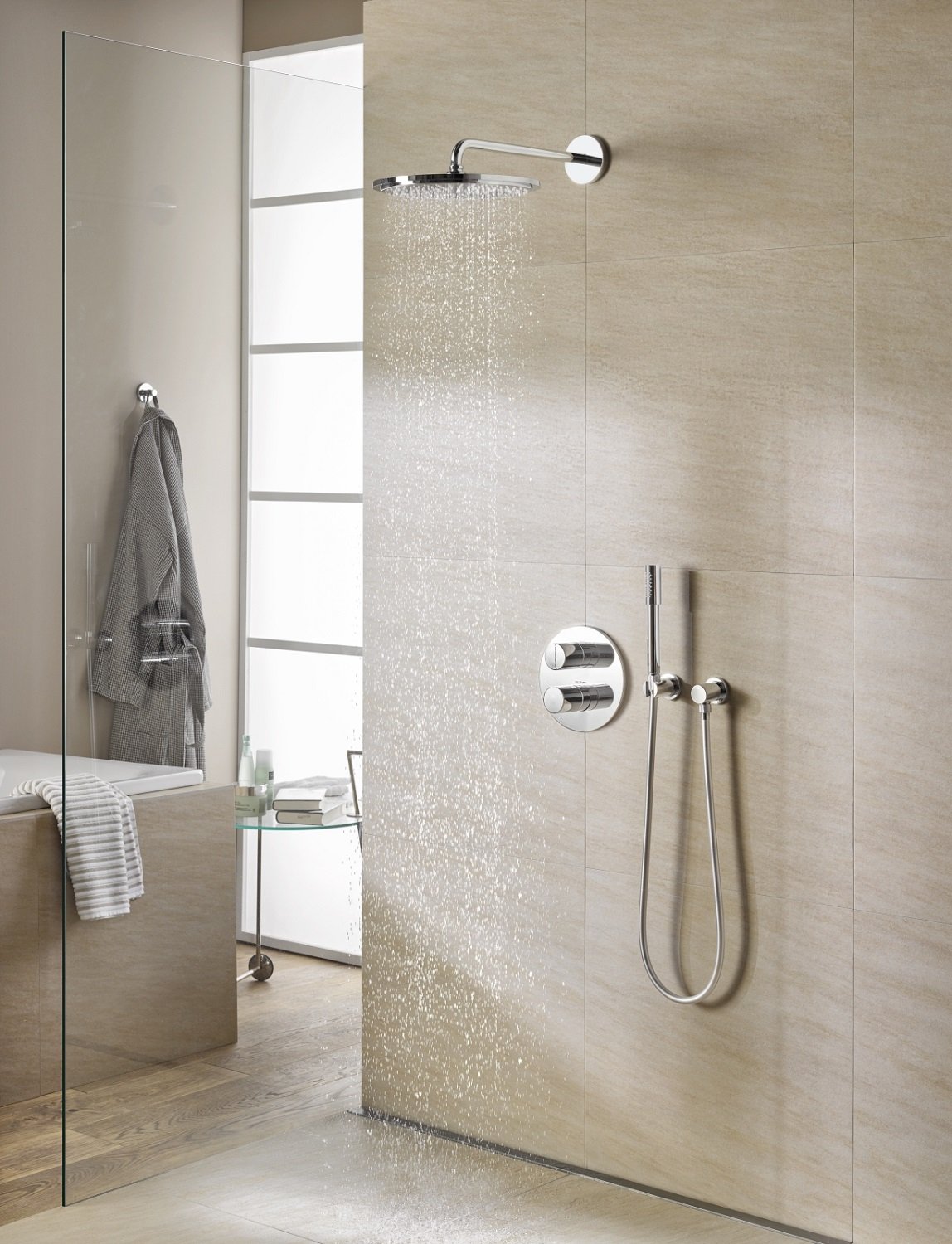 Phối cảnh bộ &acirc;m ổn nhiệt Grohe 19468000