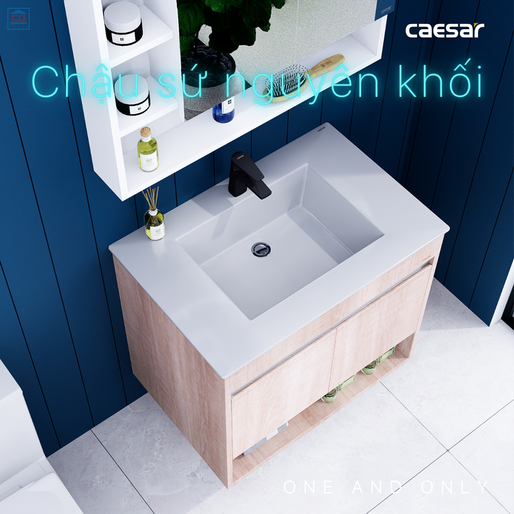 Lavabo tủ chậu Caesar LF5032 + EH15032AW7V