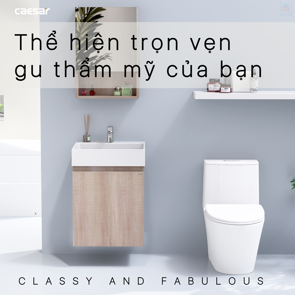 Tủ chậu lavabo Caesar LF5253 + EH05253AW7V