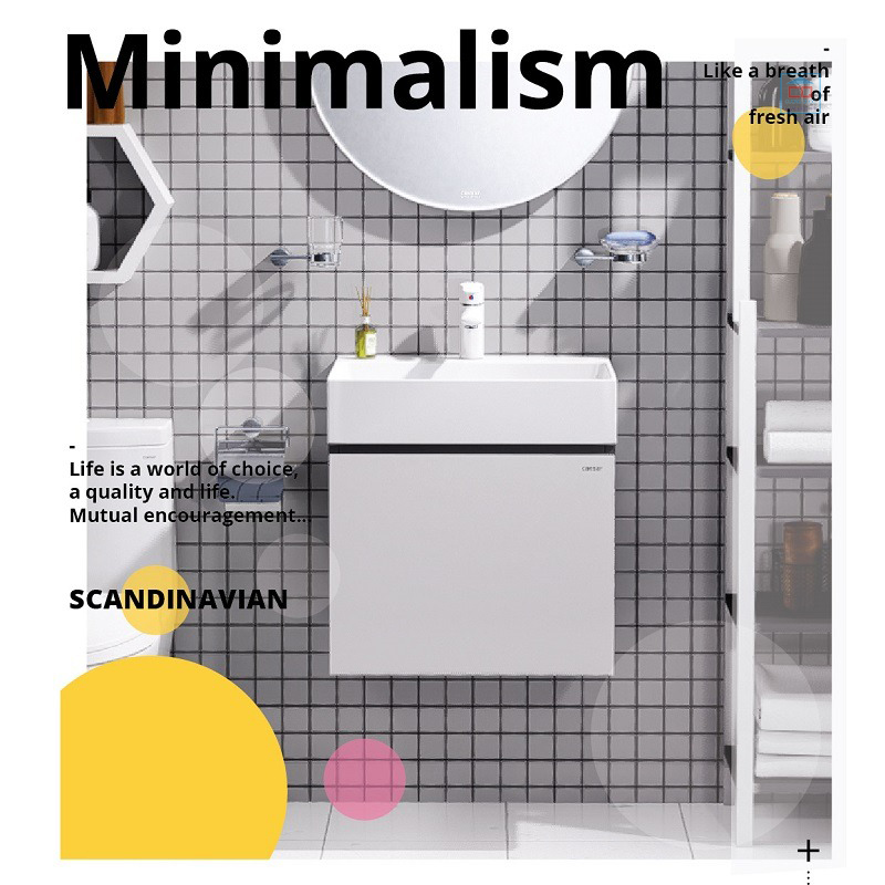 Tủ lavabo Caesar LF5253 + EH05253ATGV