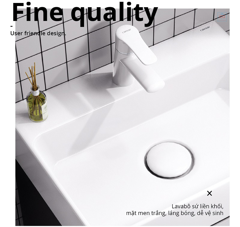 Lavabo tủ chậu Caesar LF5259 + EH05259ATGV