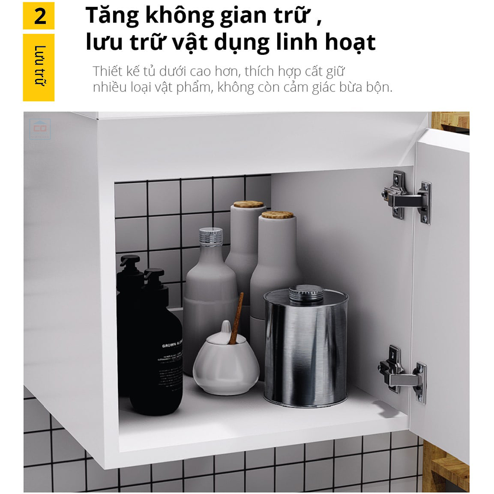 Tủ chậu Caesar LF5255 + EH05255AV