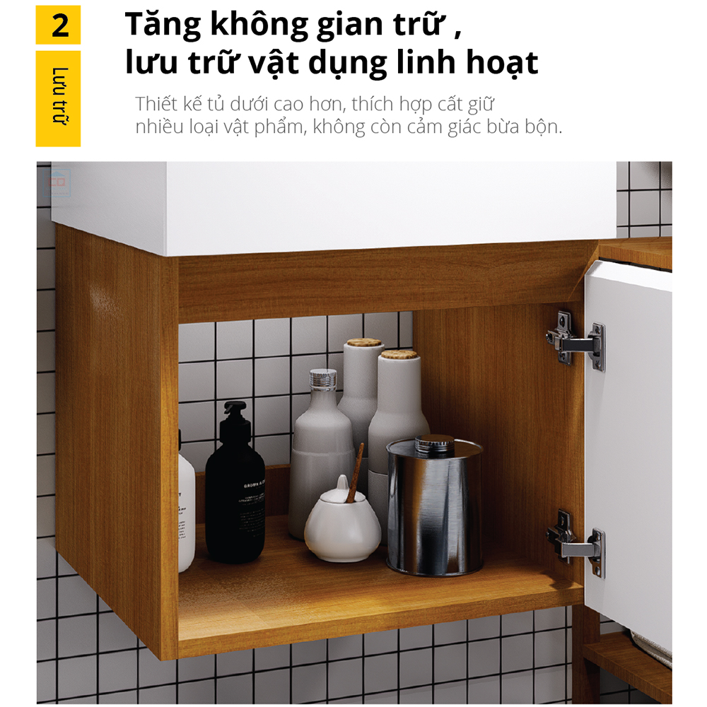 Tủ chậu Caesar LF5261 + EH05261ADV