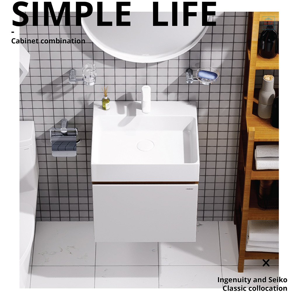 Tủ chậu treo tường Caesar LF5253 + EH05253AWV