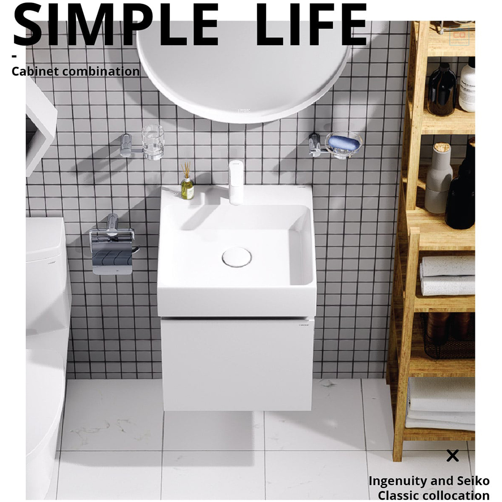 Tủ chậu treo tường Caesar LF5255 + EH05255AV