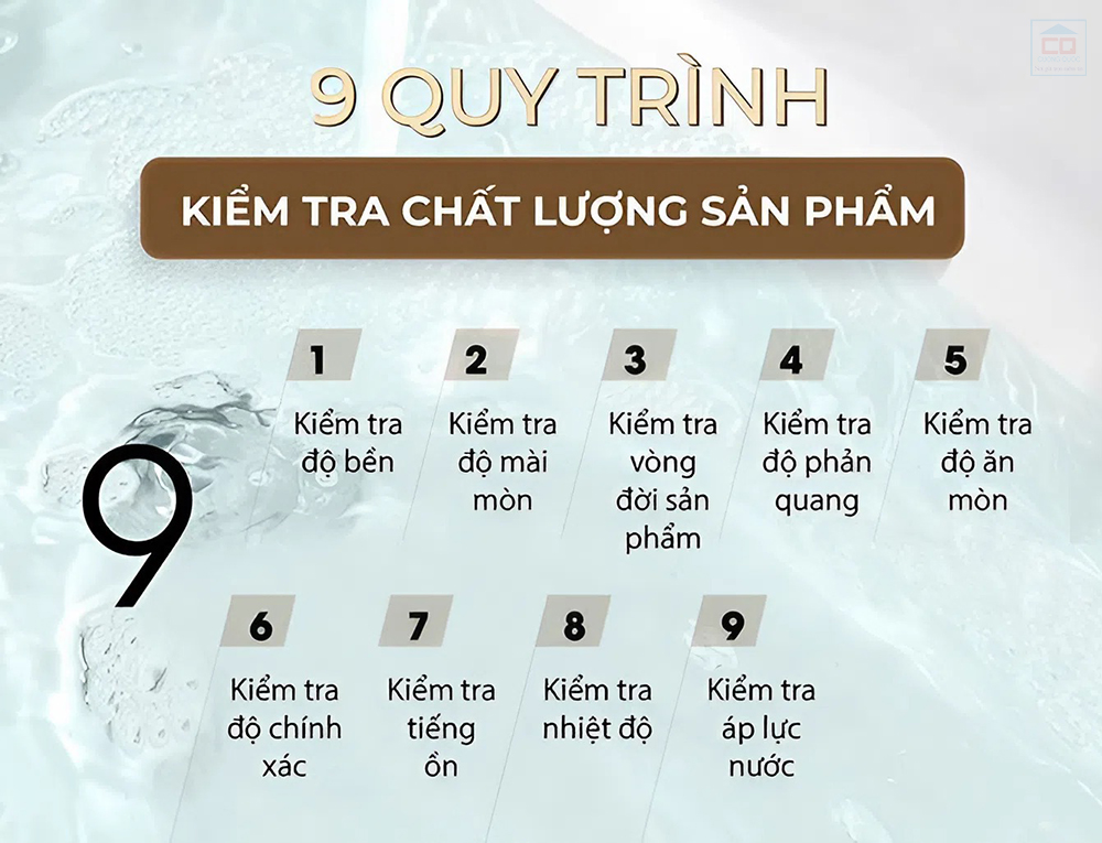 Quy tr&igrave;nh kiểm tra chất lượng sản phẩm