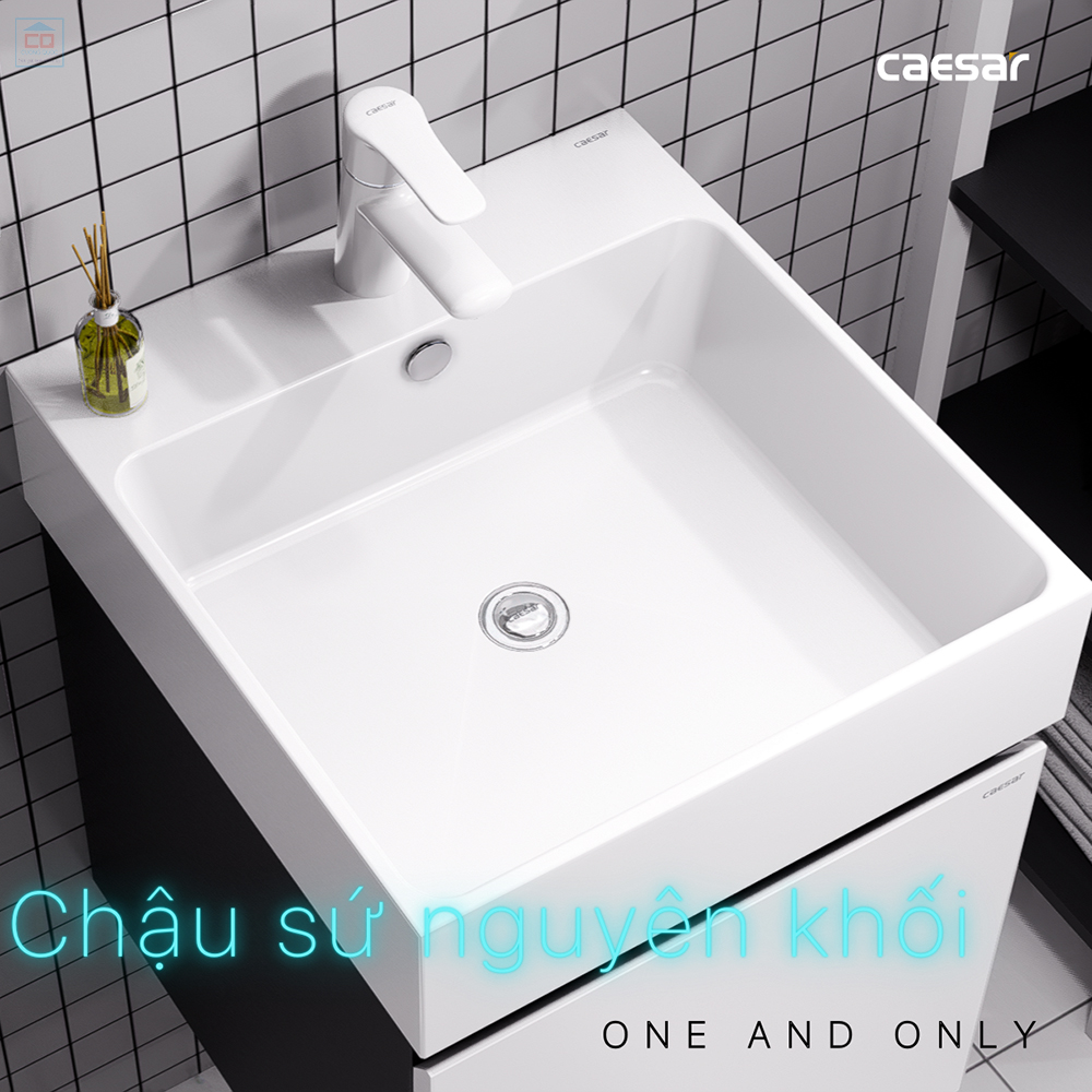 Lavabo tủ chậu Caesar LF5261 + EH05261ATGV