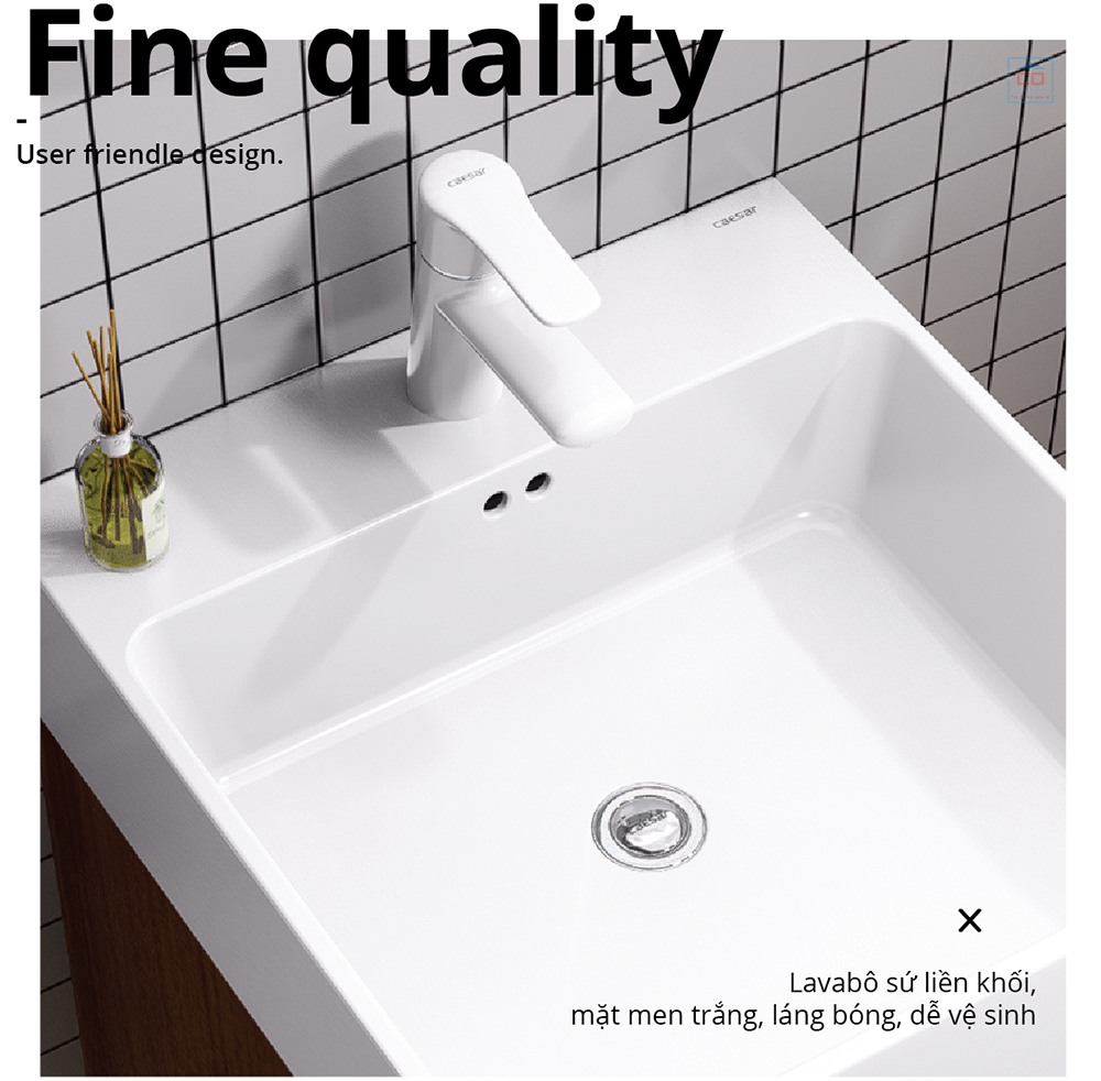 Lavabo tủ chậu Caesar LF5261 + EH05261AWV