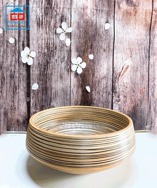 Chậu sứ lavabo nghệ thuật RS1146D decor cao cấp