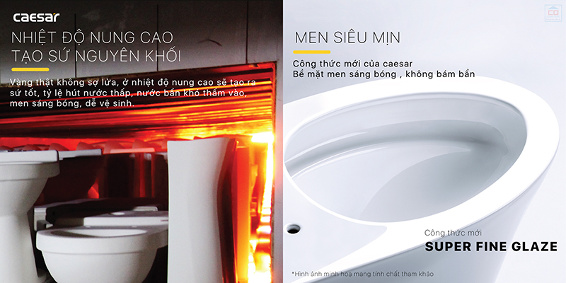 Công nghệ men sứ Caesar