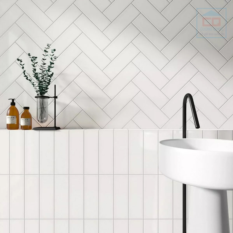 Phối cảnh gạch thẻ ốp tường STA1306