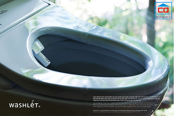 Nắp rửa Washlet TOTO nâng cao chất lượng cuộc sống