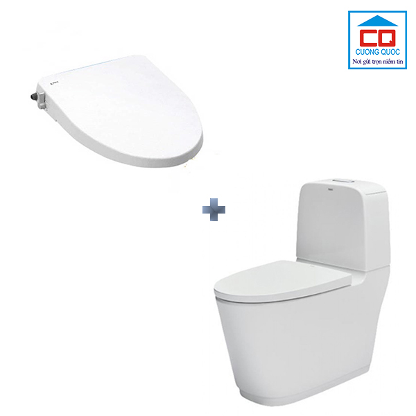Bồn cầu 2 khối Inax AC-832+CW-S15VN kèm nắp rửa cơ tiện ích