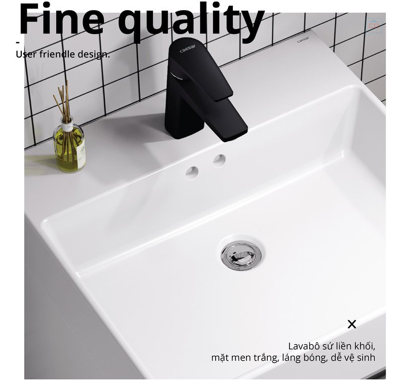 Lavabo tủ chậu Caesar LF5263 + EH05263AV