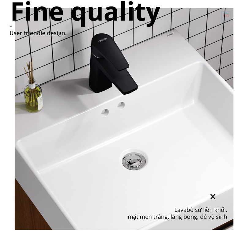 Lavabo tủ chậu Caesar LF5263 + EH05263AWV