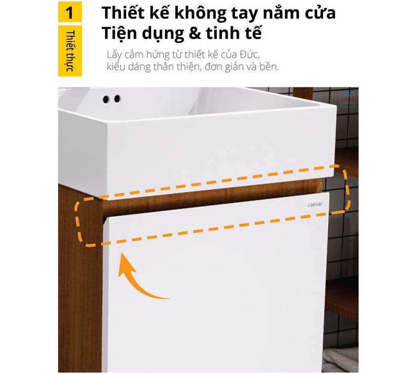 Tủ lavabo Caesar LF5263 + EH05263AWV