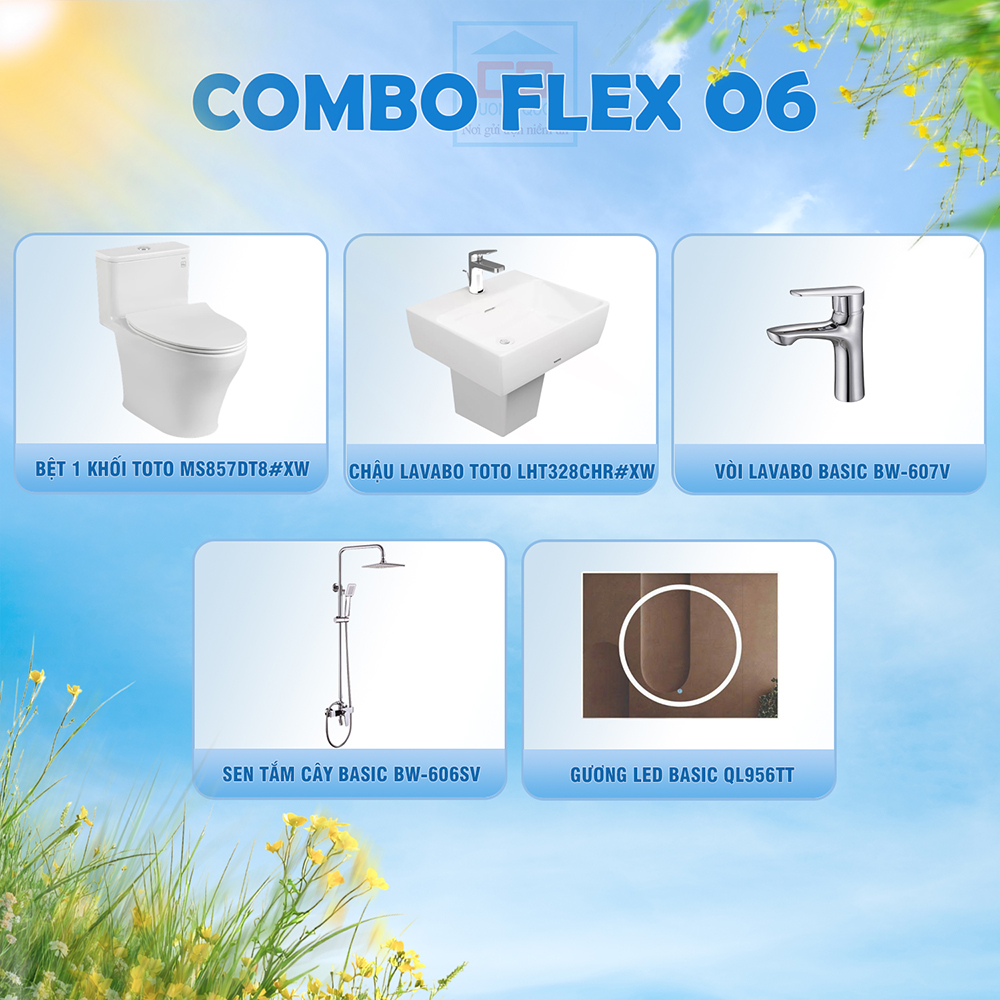 Bộ combo TOTO + Basic Flex 06