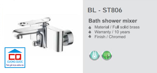 Vòi sen tắm Tây Ban Nha cao cấp Bello BL - ST806