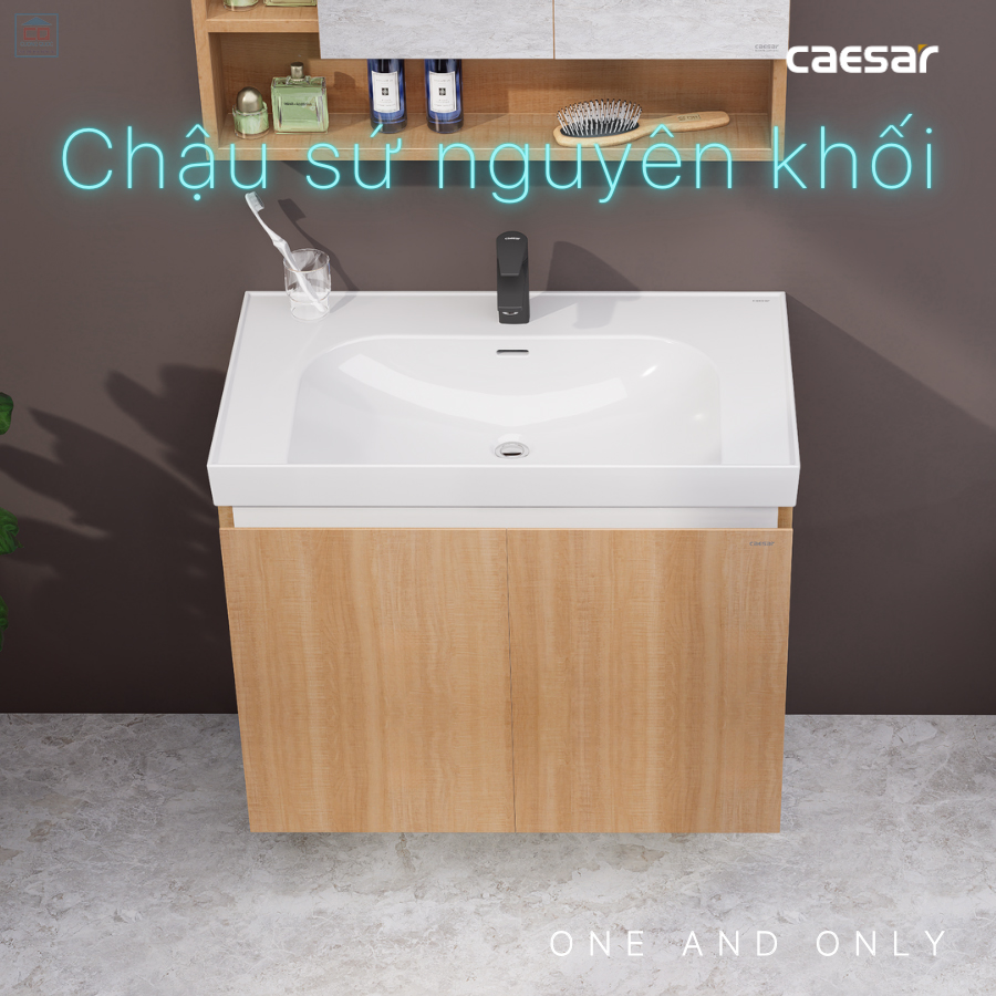 Lavabo tủ chậu Caesar LF5358 + EH15358CRW7V