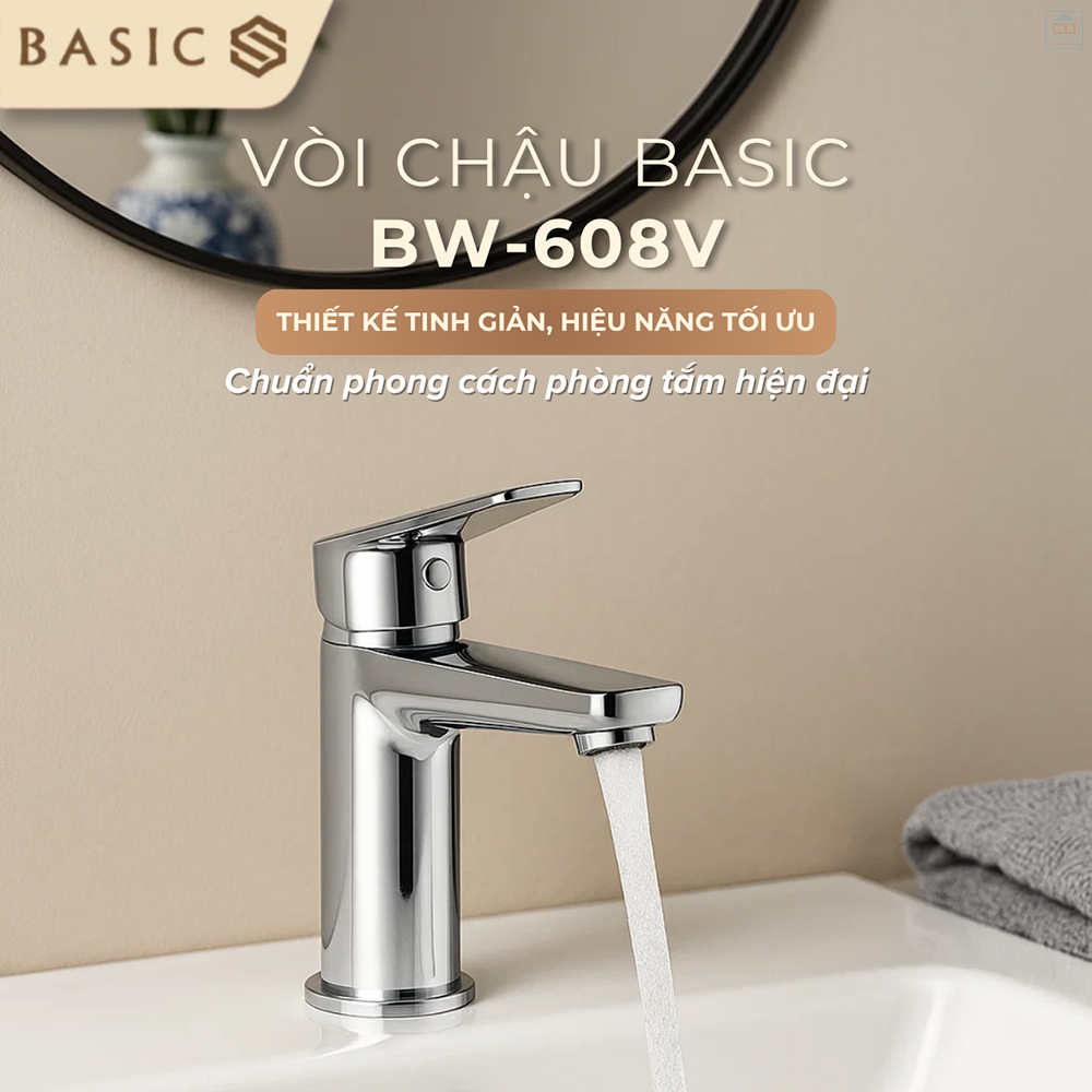 V&ograve;i chậu n&oacute;ng lạnh Basic BW-608V