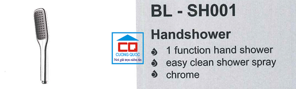 Bát sen tắm 1 chức năng cao cấp Bello BL - SH001