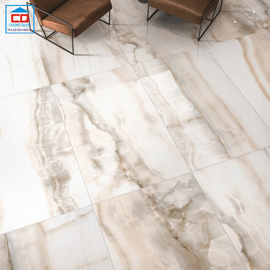 Phối cảnh gạch porcelain Vietceramics Marble 6 - 612HL6266WS