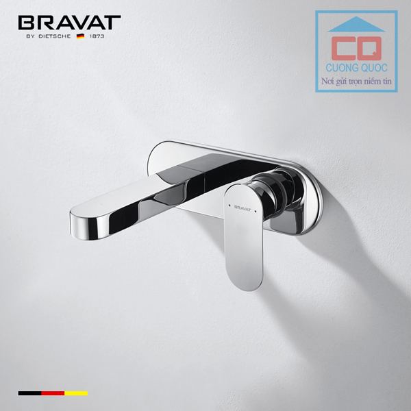 Vòi chậu lavabo âm tường cao cấp Bravat P69181C-ENG