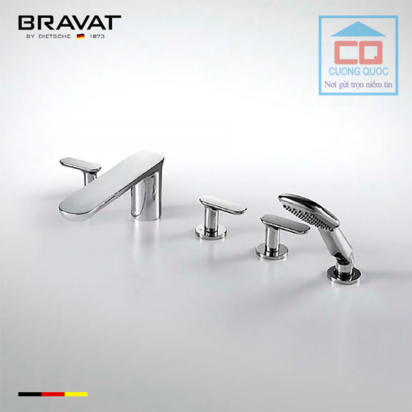 Vòi sen tắm xả bồn cao cấp Bravat F565104C-ENG