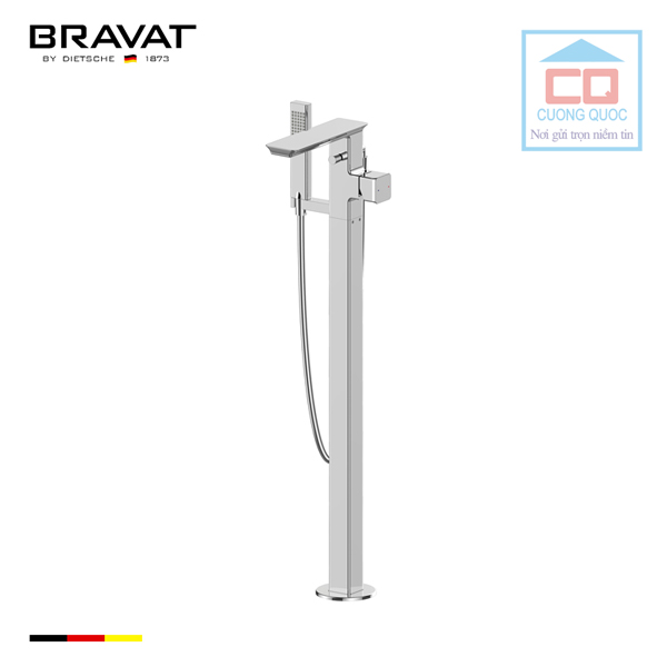 Vòi sen tắm đặt sàn cao cấp Bravat F656101C-B3-ENG