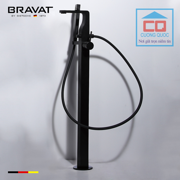 Vòi sen tắm đặt sàn cao cấp Bravat F66061K-B3-ENG
