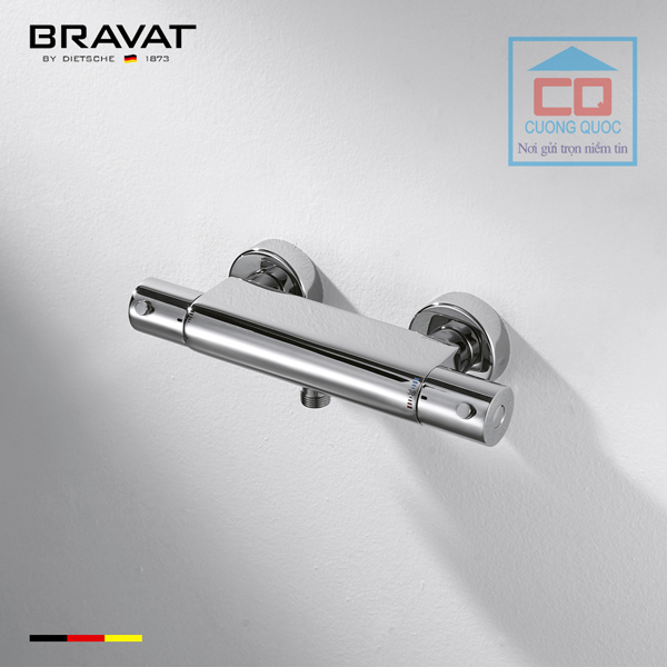 Bộ điều chỉnh nhiệt độ sen tắm cao cấp Bravat F93984C-01B