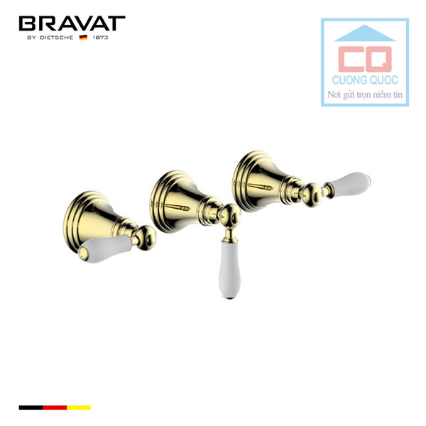 Bộ điều chỉnh nhiệt độ vòi xả bồn và vòi sen tắm Bravat P69223BAF-ENG