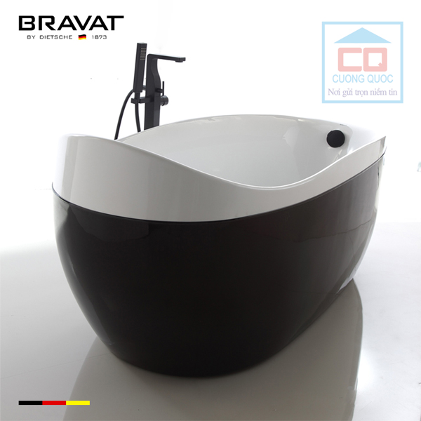 Bồn tắm đặt sàn cao cấp Bravat B25824TW-1K
