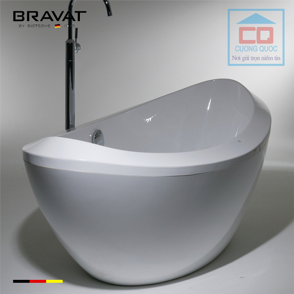 Bồn tắm đặt sàn cao cấp Bravat B25808W-1